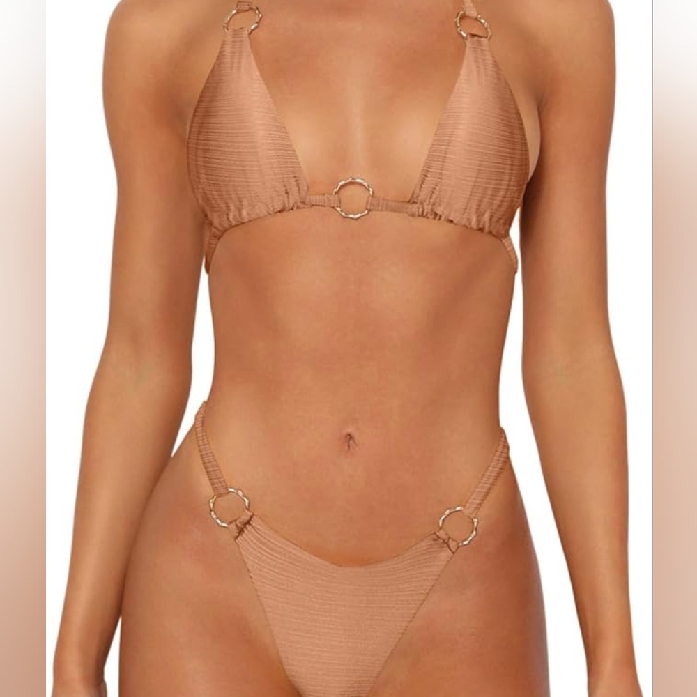 Miketan Sexy Bikini 2 Piece Bikini Spaghetti Strap Swimsuit Small New